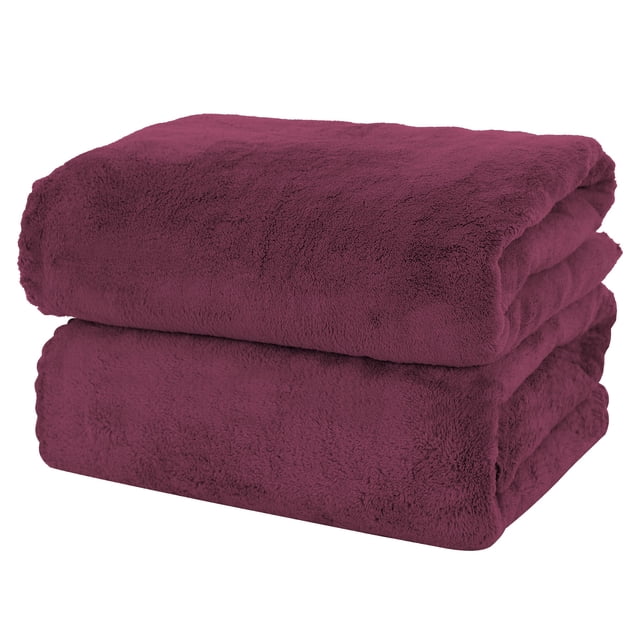 Moonqueen Juego de 2 toallas de baño premium Secado rápido Toallas de microfibra de terciopelo coral altamente absorbentes Uso multiusos como baño, fitness, baño, ducha, deportes, toalla de yoga