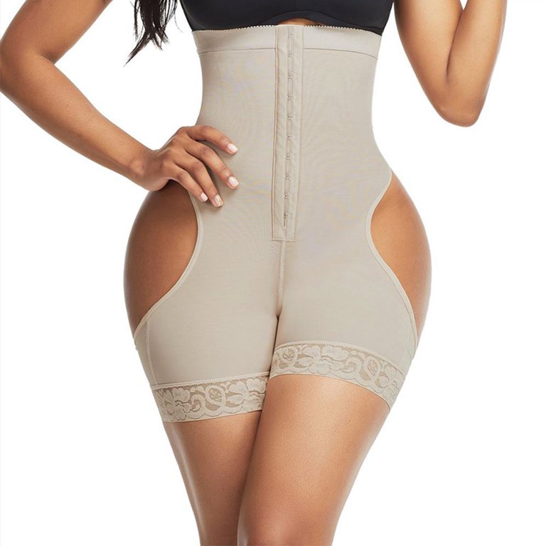 Women High Waist Butt Lifter Shapewear Sexy Cutout Tummy Control