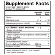 BPI Sports Best Creatine - Creatine Monohydrate, Himalayan Salt - Strength, Pump, Endurance, Muscle Growth, Muscle Definition - No Bloat - Snow Cone - 50 servings - 10.58 Ounce