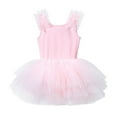 thumbnail image 1 of Girls Ballet Dress Tutu Performance Outfit - Strapless Solid Color Leotard Dance Costume for Toddler Kids, Spring Summer, Polyester, 1 of 6