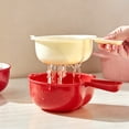 thumbnail image 5 of Cute Double Layer Colander with Handle Detachable Small Plastic Strainer Bowl for Kitchen, 5 of 6