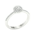 thumbnail image 4 of Imperial 1/2 Ct TDW Round Diamond Halo Engagement Ring in 10K White Gold (H-I, I2), 4 of 4