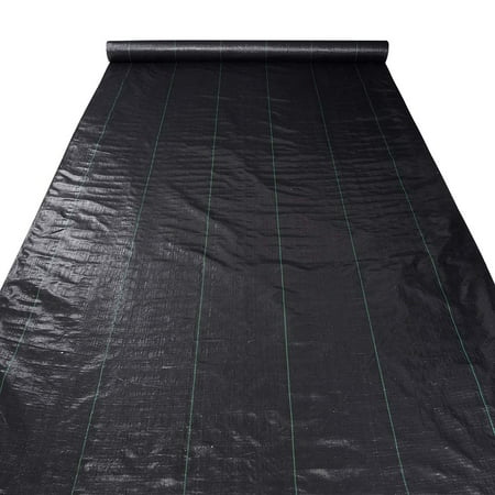 Yescom 6ft x 250ft Landscape Fabric 2.95oz Weed Barrier Woven PP with UV Treated Block Mat Ground Cover Outdoor