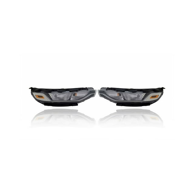 Fog Light Assembly - Compatible/Replacement for '20-21 Kia Soul - Halogen, Above Bumper Cover - Pair, Left Driver + Right Passenger Set - 92208K0020, 92207K0020