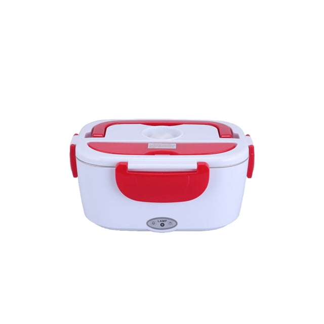 Matsuzay Fiambrera eléctrica 220V 1.2L Almacenamiento extraíble Contenedor de alimentos multifunción Calentador Hogar Coche Dormitorio Juegos Electrodomésticos Rojo 110 V/EE. UU. Matsuzay HA065402-02