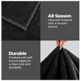 thumbnail image 4 of Superior Super Soft Plush Fleece Blanket 50" x 70", Bed & Couch Blankets, Throw XL, Black, 4 of 10