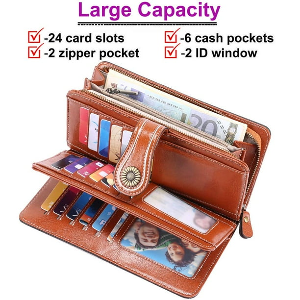 Large wallets womens deals