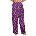 thumbnail image 3 of Ladies Sleeping Pajama Pants - Pink Lips - Women's Pajamas - XL, 3 of 5