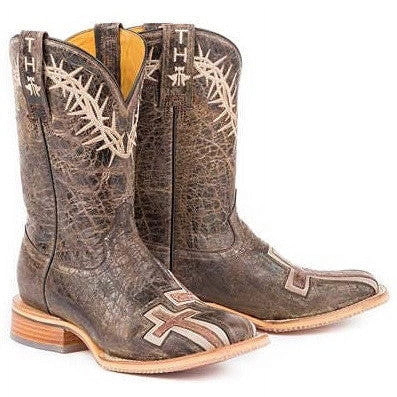 Boots with bible 2025 verse on sole