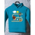 thumbnail image 3 of Animals Doing Activities Hoodie Toddler -Image by Shutterstock,  4 Toddler, 3 of 4