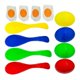 thumbnail image 2 of 4 sets of Colorful Eggs and Spoons Race Game Set Outdoor Party Games Egg Spoon Race Game Kids Interactive Toys Funny Spoon Toys Kids Egg Playthings, 2 of 5