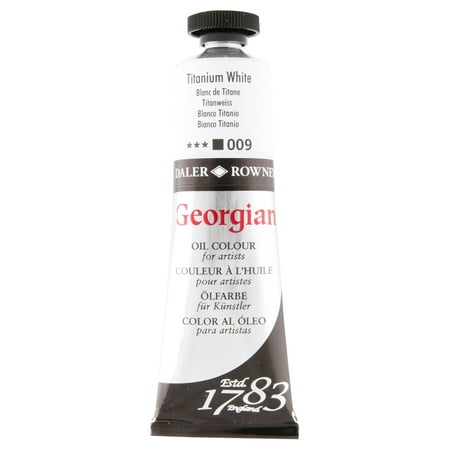 UPC: 0000050855735 | Daler-Rowney Georgian Oil Color  38ml Tube  Titanium White