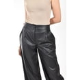 thumbnail image 4 of Pantalon de vinipiel pierna ancha Roman Fashion /Juvenil, 721 (Negro) negro M, 4 of 5