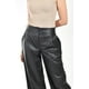 thumbnail image 4 of Pantalon de vinipiel pierna ancha Roman Fashion /Juvenil, 721 (Negro) negro CH, 4 of 5