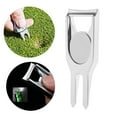 thumbnail image 3 of Herramienta de Golf Cola Divot Reparación Zinc Plata, 3 of 8