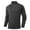 MY50-Black, variant on MiYuan Mens Quarter Zip Pullover Stand-Up Collar Golf Shirts Long Sleeve Golf Running,Quarter Zip,Thermal Warm,Lightweight,Long Sleeve ,Stretchy,Pullover Sweater Top Workout Wear