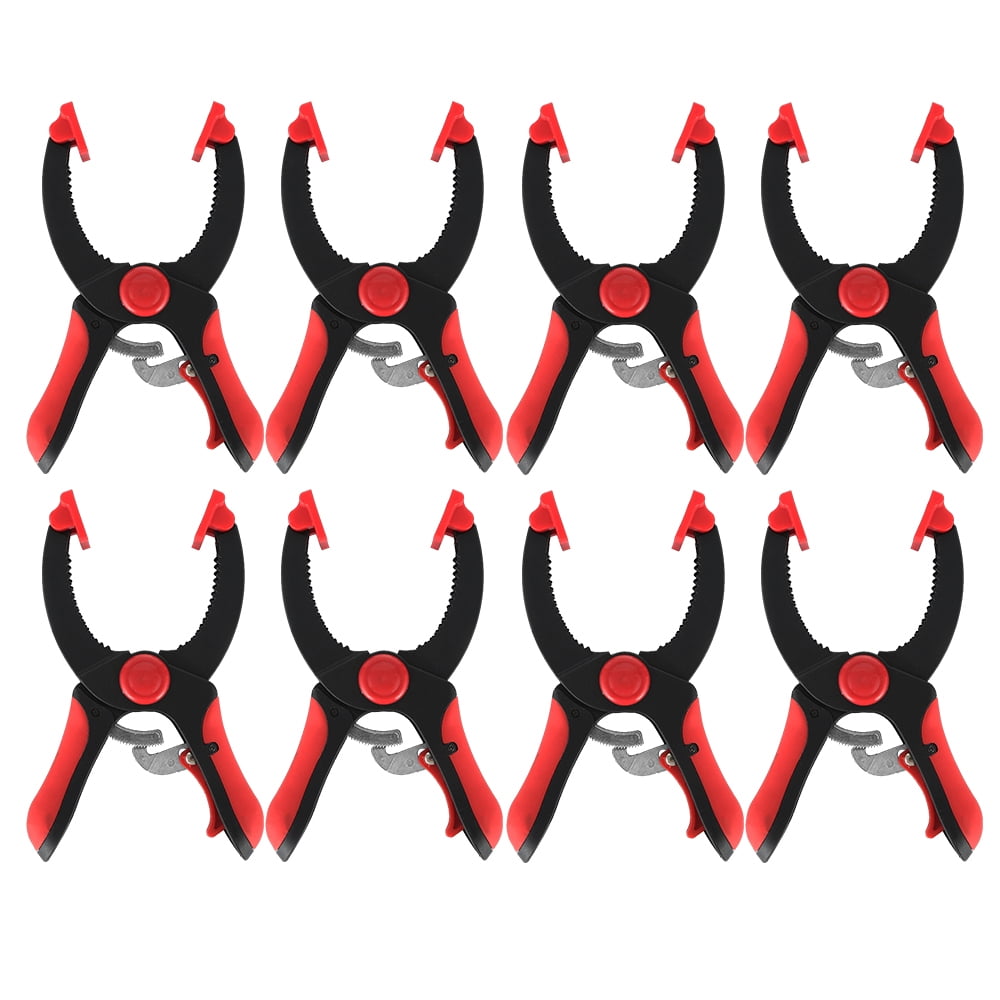 8Piece Heavy Duty Ratchet Clamp with Ratcheting mechanism Adjustable