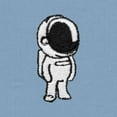 thumbnail image 2 of Dalix Astronaut Beach Short Embroidered Casual Pocket Mesh Drawcord Waist Mens in Carolina Blue S Small, 2 of 5