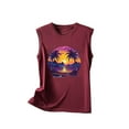 thumbnail image 4 of LiMoi Workout Tank Tops Woman Funny Womens T Shirts Casual 3/4 Sleeve Plus 1x Print T Shirts for Women Oversized Tshirts for Women, 4 of 5