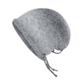 thumbnail image 4 of XIAOCHA Drawstring‑Adjustable Bonnet for Women Knit Hats Casual Fall‑Winter Beanie,Grey, 4 of 4