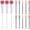 Red, White, variant on JARTC 13 Pcs 2 Size Hummingbird Feeder Cleaning Brush Bendable Cleaning Brushes for Hummingbird Feeder Outdoor Water Bottles Various Size (Blue, White)