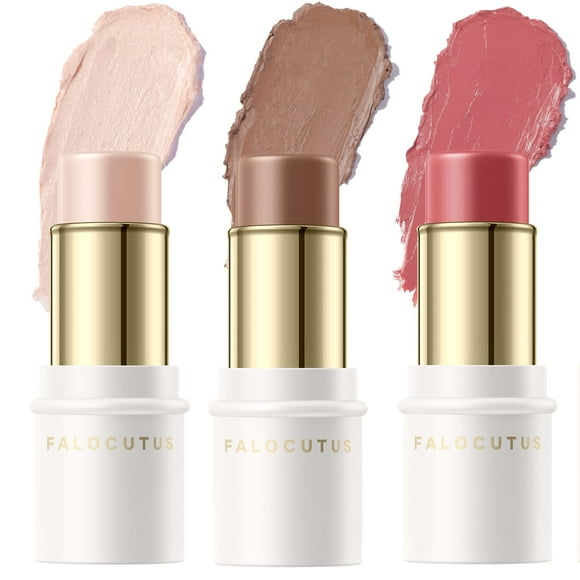 Set de maquillaje Falocutus Contour Stick Cream Blush Highlighter