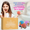 thumbnail image 5 of Big Bath Bombs for Kids with Surprise Inside Amazing MERMAID Big Toys Handmade in USA Natural and Safe by Relaxcation 3 Set, 5 of 7