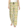 thumbnail image 1 of Balery Frogs And Botanical Pantalones de pijama para mujer, pijamas ultraligeros, pantalones de estar por casa-Large, 1 of 6