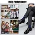 thumbnail image 7 of KOITHOT 5 Pack Mens Dress Socks Breathable Business Casual Mens Crew Socks Size 10 13, 7 of 7