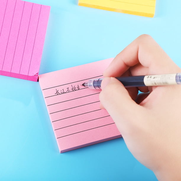 Paquete De 8 Notas Adhesivas Forradas, 8 Colores, Autoadhesi | Cuotas