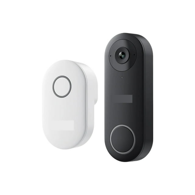2K+ WiFi Video Doorbell Smart Outdoor Home Video Intercom Human Detection Wired Door Bell with Chime Support Alexa ,Weather Resistant