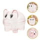 thumbnail image 2 of Hucha infantil con forma de cerdito, ideal para escritorio. Ahorra dinero con facilidad. Hucha transparente e irrompible., 2 of 7