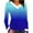 Blue#1, variant on fheaev Ugly Christmas Sweaters for Women Wine Glass Printed Plush Fluffy Neckline V-Neck Patchwork Long Sleeved Slim Fitting Bottom T-Shirt Top Winter Holiday Pullovers T-Shirt Blouse Top