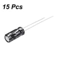 thumbnail image 3 of Uxcell 1uF 50V 5x11mm Electrolytic Capacitor, Radial Aluminum Capacitors for TV, LCD Monitor, VCD, 15Pcs, 3 of 6