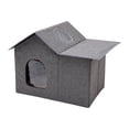 thumbnail image 1 of Refugio para mascotas Casa para animales domésticos Lavable Fondo antideslizante Al aire libre Casa cálida Cama para mascotas para, 1 of 9