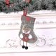 thumbnail image 2 of Medias navideñas, 3 piezas de oso con patrón de reno de Papá Noel, calcetín navideño personalizado, bolsa de dulces ornamentales navideños, llenar y colgar adornos navideños, 2 of 5