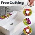 thumbnail image 3 of Sikiie Colorful Tie Dye Stained Glass 1 Splash Guard for Sink Faucet-1 PC Super Absorbent Fast Drying Mat Sink Gadgets-Splash Guard for Kitchen, Sink Mat, 3 of 7