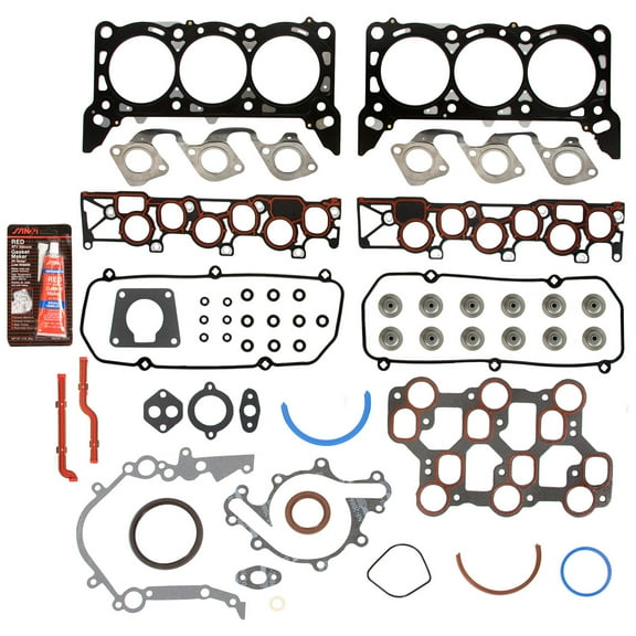 Evergreen 9-20502L Full Gasket Set Fit 01-04 Ford Mustang 3.8L & 3.9L V6 OHV 12V VIN 4,6