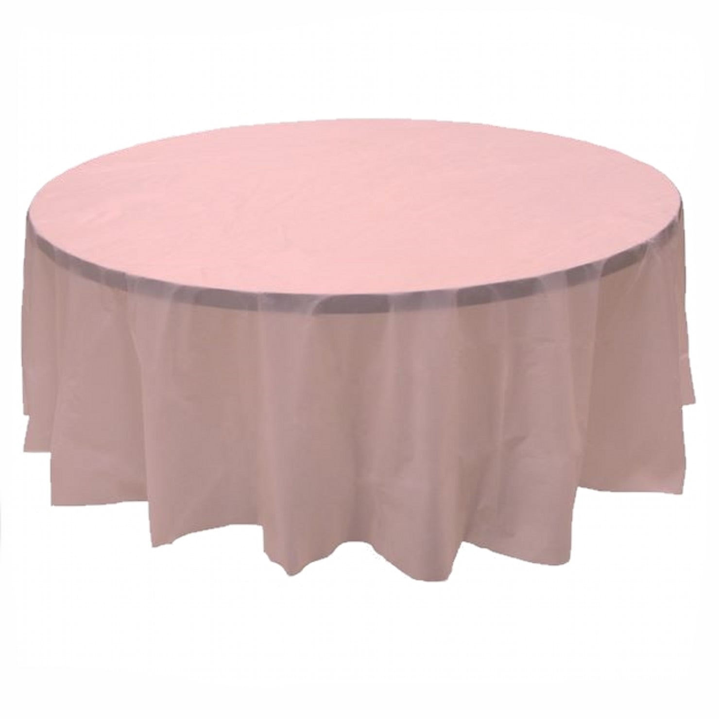 24 pcs (1 case) of Plastic Heavy Duty Premium Round tablecloths 84