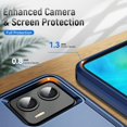 thumbnail image 3 of shiyou-for Motorola Moto G 5G 2023 Case with Screen Protector,Slim Fit Bumper Heavy Duty Dual Layer Rugged Shockproof Armor Defender Back Cover Protective Phone Case for Moto G 5G 2023 (Blue), 3 of 4