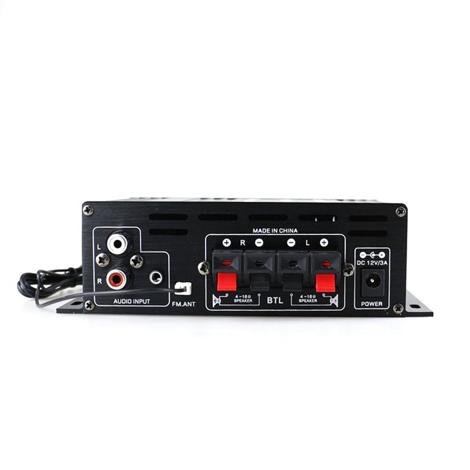 Yolispa 800W 2 Channel Bluetooth Amplifier with LCD Digital Display Stereo Receiver, Stereo Amp for Home Theater Car RV,USB/SD Card/RCA/Mic/FM