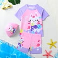 thumbnail image 2 of Gerichy Toddler Girl Swimsuit,Girls Bathing Suit Summer Toddler Girls Cartoon Prints Ruffles 1 Piece Swimwear Beach Onesie Swimsuit Bikini, 2 of 6