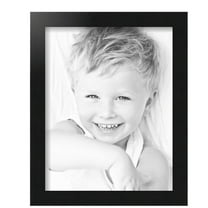 ArtToFrames 11x14 Inch Black Steel Picture Frame, This Black MDF Poster Frame is Great for Your Art or Photos, Comes with Regular Glass (4639)