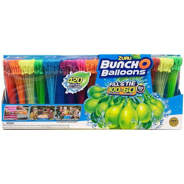 ZURU Bunch O Balloons Self Sealing 420 Water Balloon Summer Party 12 Bunches 