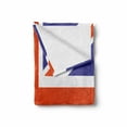 thumbnail image 2 of Union Jack Soft Flannel Fleece Throw Blanket, Classic Traditional Flag United Kingdom Modern British Loyalty, Cozy Plush for Indoor and Outdoor Use, 60" x 80", Royal Blue White, by Ambesonne, 2 of 6