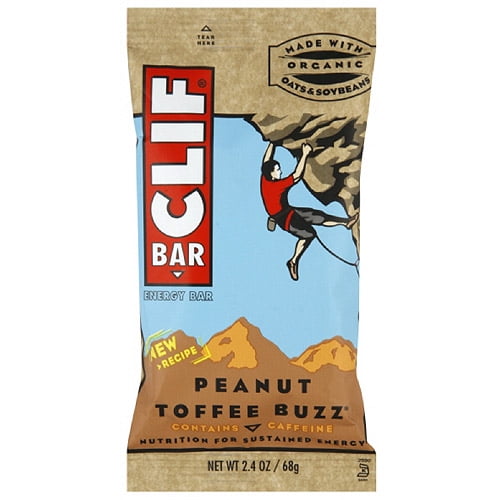 Clif Bar Peanut Toffee Buzz Energy Bars, 2.4 oz (Pack of 12) by Clif Bar