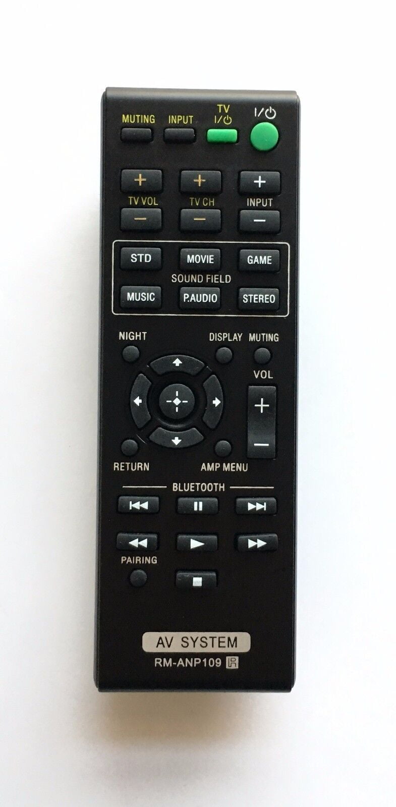 Remote Control RMANP109 For Sony AV SYSTEM sub RMANP084