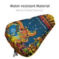 thumbnail image 4 of Astérix y Obélix: El Gran Combate Funda de Asiento de Bicicleta Impermeable, Cojín Elástico Suave, Protector contra Lluvia, Polvo y UV, 4 of 6