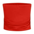 thumbnail image 5 of Womens Tops Tube Tops Strapless Crop Tops Basic Backless Sleeveless Bandeau Cute Summer Outfits Sexy Solid Tops Tank Top for Women Plus Size Tops for Women Red Polyester L, 5 of 7