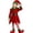 Red, variant on Grblisyd Kids Christmas Set Santa Claus Helper Elf Costume Outfits Long Sleeve Dress Hat Stockings